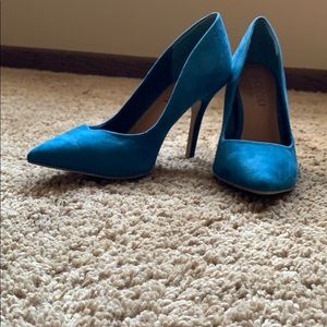 Blue heels